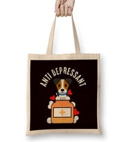 Dog Lover Dogs Owner Puppy Puppies Dog Breed Paw Animal Bez Çanta Uzun Saplı