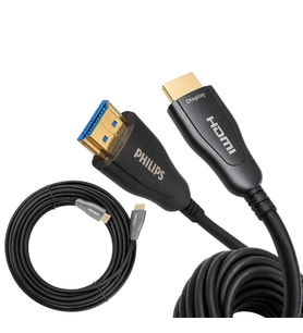Philips SWR3019W/93 60 Metre 4K 60Hz AOC Fiber Optik HDMI Kablo Çinko Alaşım Gövde