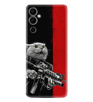 Tecno Pova Neo 2 Kılıf Silikon Desen Özel Seri Çılgın Kedi 1674
