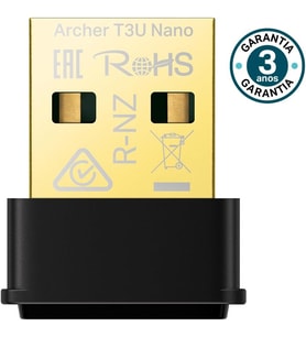 Archer T3U, AC1300 Mbps, Çift Bant, USB 2.0, Nano Wi-Fi 5 USB Adaptör