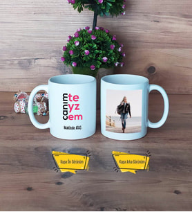 Teyzeye Hediye Kupa Bardak Beyaz Fotoğraflı Doğum Günü Anneler Günü Hediyesi