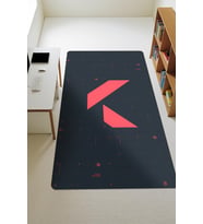 Modern Dijital Baskı Kaymaz Taban Çocuk ve Genç Odası Halısı H0486