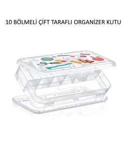 Çift Taraflı Organizer Malzeme Kutusu