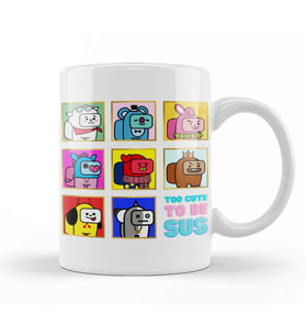 Among Us Bt21 Full Team Bts 01 Kupa Bardak Porselen
