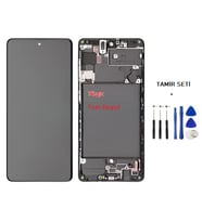 Samsung Galaxy A71 - SM-A715 Uyumlu Lcd Ekran Dokunmatik Servis Lcd ÇITALI + TAMİR SETİ