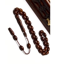 Erkek PüsküllüArpa Kesim Kuka Tesbih 6x10.5mm (Çok Renkli)