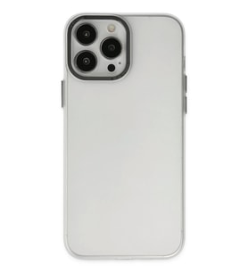 Newface Apple iPhone 14 Pro Kılıf Modos Metal Kapak - Şeffaf