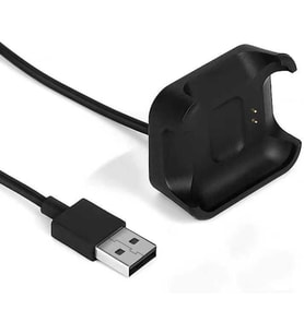 Xioami ile uyumlu Redmi Watch (Mi Watch Lite) Usb Şarj Kablosu Siyah