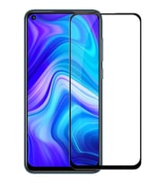 Logis Redmi Note 9  Antistatik 5D Tam Kaplayan Ekran Koruyucu Cam (Şeffaf)