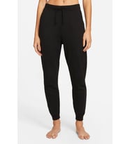 Nike Yoga Luxe 7/8 Fleece Soft Pants Purple Esnek Yumuşak Kadın Eşofman Altı Siyah