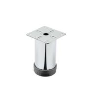 METAL BAZA AYAK 8 CM KROM ( 1 ADET FİYATIDIR )