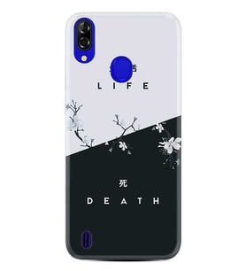 Reeder P13 Blue Kılıf Desenli Silikon Life and Death