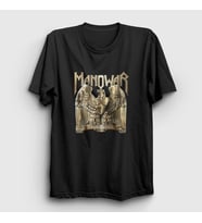 Presmono Unisex Siyah Battle Hymns Manowar T-Shirt 63393tt