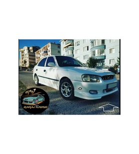 HYUNDAİ ACCENT MİLENYUM KASA GTX ÖN TAMPON EKİ FİBERGLASS BOYASIZ