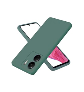 Redmi 13C Kılıf First Silikon - Koyu Yeşil