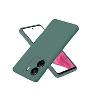 Redmi 13C Kılıf First Silikon - Koyu Yeşil