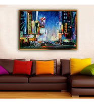 Altın Çerçeveli dekoratif tablo l2084 (Gold)