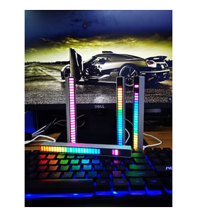 RGB Sese Duyarlı Taşınabilir Ekolayzer LED Çubuk