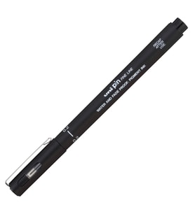 UNİ PİN CS2-200 CHISEL 2.0 FINE LINE KESİK UÇLU ÇİZİM KALEMİ SİYAH