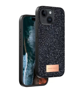 Iphone 14 Bright Simli Kapak - Siyah