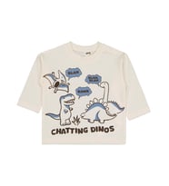 Civil Baby Dinazorlar 6-18 Ay Sweatshirt - Ekru