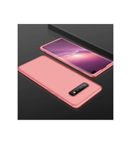 Samsung Galaxy S10 Uyumlu Kılıf Zore Ays Kapak (Rose Gold Altın)