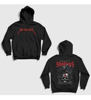 Presmono Unisex Siyah Born From The Shadows Sırt Baskılı Kapüşonlu Sweatshirt 516113tt