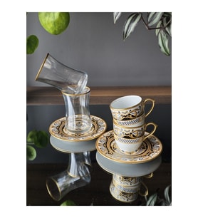 KONYAX SANTO 2 KİŞİLİK KAHVE VE ÇAY SETİ