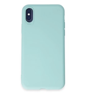 Mey İthalat® iPhone X Kılıf First Silikon - Turkuaz