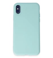 Mey İthalat® iPhone X Kılıf First Silikon - Turkuaz
