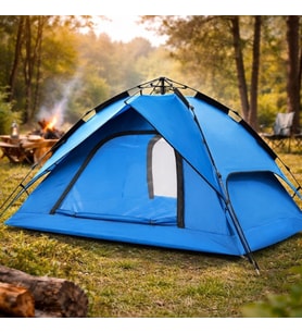 4 Kişilik Otomatik Kamp Çadırı – Çift Katmanlı, Suya Dayanıklı, Hızlı Kurulum Outdoor Aile ve Doğa Çadırı 200x200x140 cm (5680)