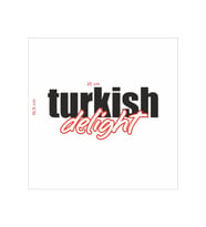 Turkish Delight Araç Yazısı Sticker (Karışık)
