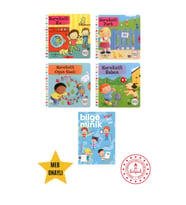 Hareketli Oyun Saati - Hareketli Park - Hareketl Bahçe- Eğitici Hareketli Kitap Set