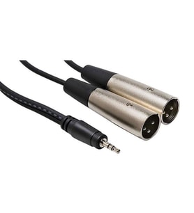 3.5 mm Stereo-2 Xlr Erkek Kablo 5 metre