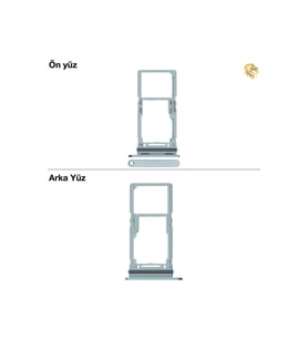 Samsung Galaxy A26 Sim İç Yuvası Çiftli Çiftli sim yuvası ikili sim tepsisi çiftli sim aparatı dual sim çekmecesi