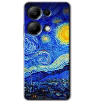 Redmi Note 13 Pro 4G Kılıf HD Desen Baskılı Kılıf - Starry Night