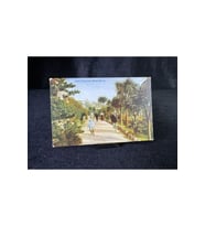 İngiltere Torquay Rock Walk Photochrom Celesque 39477 Halfpenny Pullu 1914 yıllında Londra'ya posta