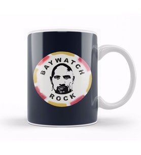 Baywatch Stick Of Rock Dwayne Johnson Kupa Bardak Porselen