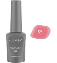 Koyu Pembe Kalıcı Oje 59-Yoğun Renk Veren Jel Oje 12 ml-Nail UV Gel Polish 59