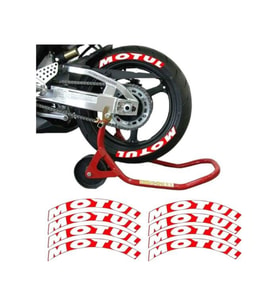 Gogo Lastik Yanak Yazısı 3D Kırmızı Motul