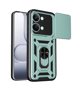 Poco X8 Pro Max Pars Lens Yüzüklü Silikon - Yeşil