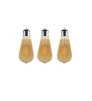 Begüsa 3 Adet Rustik Led Ampul Sarı Armut