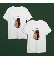 Anne Oğul Tasarımlı Tişört Kişiye Özel ( Unisex - Büyük - Çocuk )