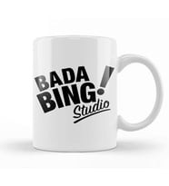 Bada Bing Black Kupa Bardak Porselen