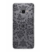 Samsung Galaxy S9  Kamera Korumalı Kapak Nostalji Desen Tasarımlı  Şeffaf  Kılıf