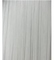 MAKARNA MODEL SİMLİ KIRIK BEYAZ RENK HAZIR DİKİLMİŞ PİLELİ TÜL PERDE 300*260
