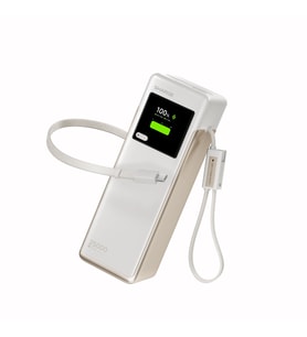 Sharge Hypertower 170W 25000 mAh Dahili Kablolu Akıllı Ekranlı Powerbank Taşınabilir Hızlı Şarj Cihazı