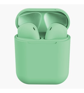 Inpods 12 TWS Stereo Kablosuz Kulaklık HD Mini Akıllı Bluetooth Kablosuz Yeşil
