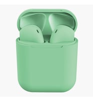 Inpods 12 TWS Stereo Kablosuz Kulaklık HD Mini Akıllı Bluetooth Kablosuz Yeşil