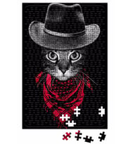 Kovboy Cat Kedi Puzzle 240 Parça Yapboz